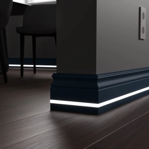 Плинтус МДФ с подсветкой LWD Айдахо на otdelka1.ru