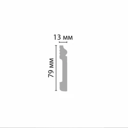 Плинтус напольный Decomaster D005-1619