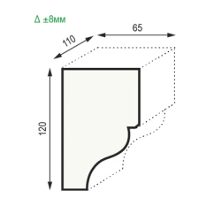 Консоль Уникс КМ12 полиуретановая