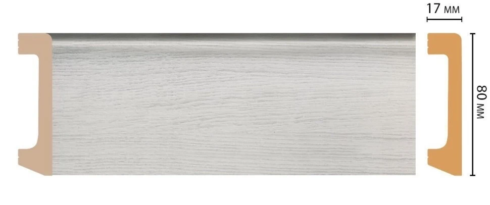 Плинтус напольный Decomaster D235-84 на Otdelka1.ru