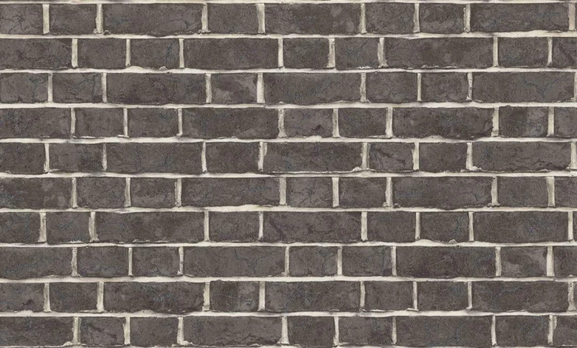 Обои МОФ Malex design Брикс 4223-9 графит на otdelka1.ru