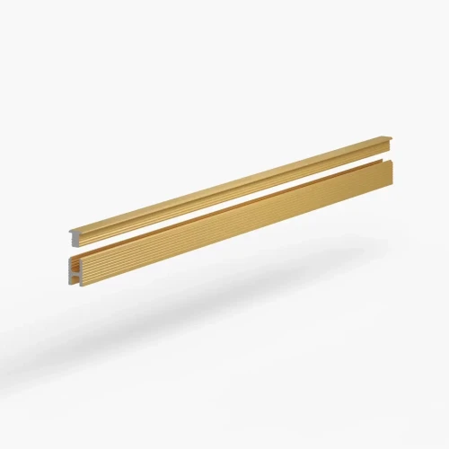 Теневая рейка Laconistiq Dual Mini Светлое золото анодированное на otdelka1.ru