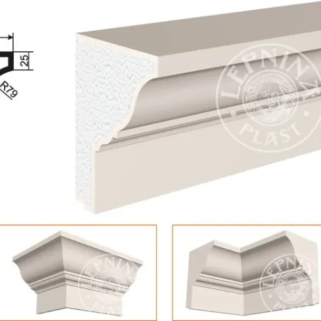 Фасадный карниз LepninaPlast КВ-295/1 на otdelka1.ru