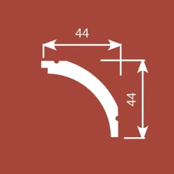 Карниз Cosca KX011 44х44 экополимер