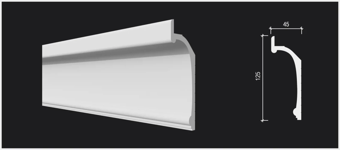 Карниз Decor Dizayn DD518 на otdelka1.ru