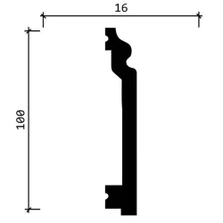 Плинтус полимерный Decor Dizayn DD701