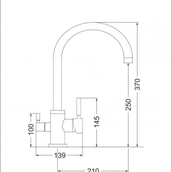 Смеситель EMAR EC-3007.8 Морион