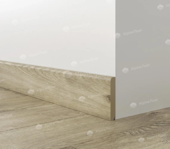 Кварцевый плинтус Alpine floor Parquet Light SK 13-5 Дуб Натуральный отбеленный на otdelka1.ru