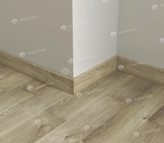 Кварцевый плинтус Alpine floor Parquet Light SK 13-5 Дуб Натуральный отбеленный на otdelka1.ru