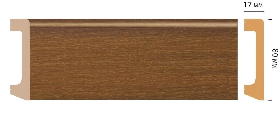Плинтус напольный Decomaster D235-85 на Otdelka1.ru