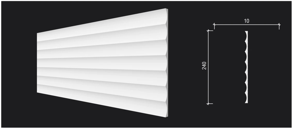 Стеновая панель 3D Decor Dizayn DD900 3м на otdelka1.ru