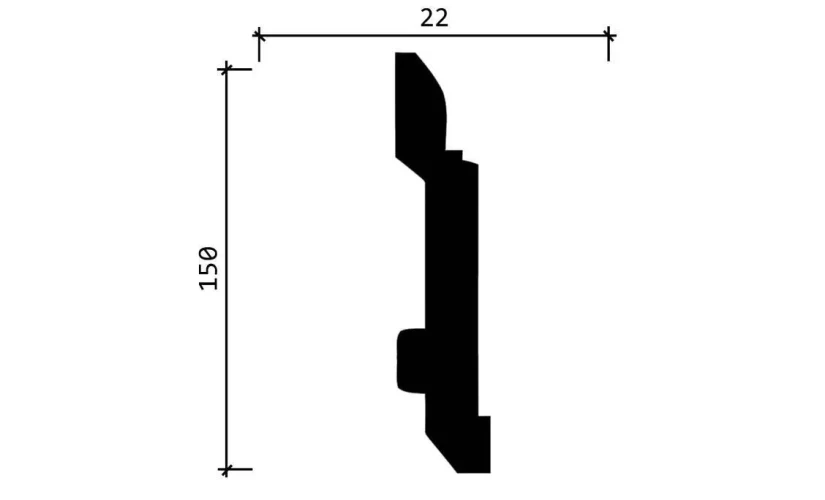 Плинтус полимерный Decor Dizayn DD702 на otdelka1.ru