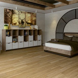 Кварц-виниловая плитка Damy Floor Family клеевая DF03-F-LVT Дуб Медовый