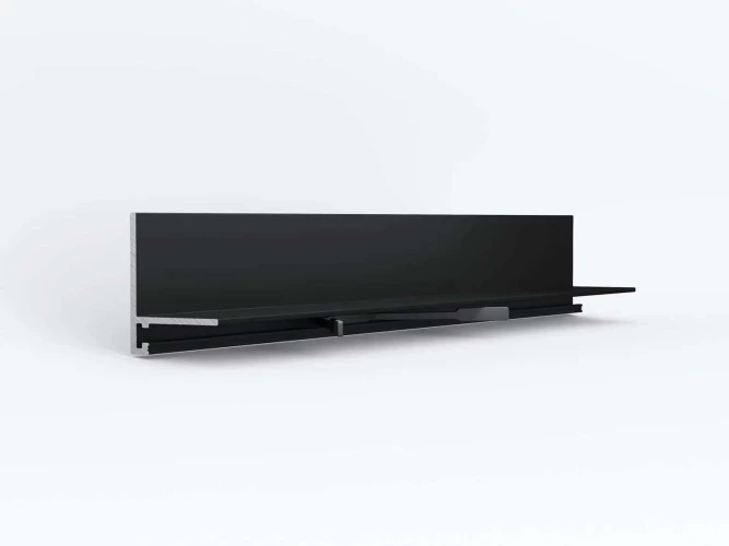 Микроплинтус Laconistiq Micro L Черный матовый на otdelka1.ru