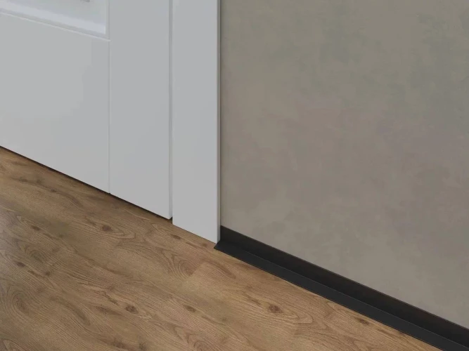 Микроплинтус Laconistiq Micro L Черный матовый на otdelka1.ru