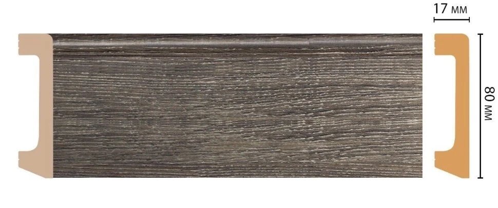 Плинтус напольный Decomaster D235-86 на Otdelka1.ru