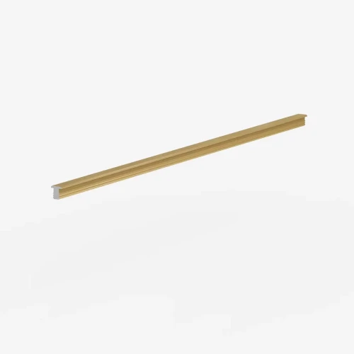 Защелка для теневой рейки Laconistiq Dual Mini Светлое золото анодированное на otdelka1.ru