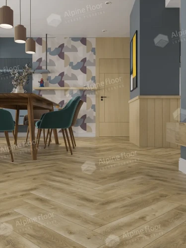 Виниловая плитка Alpine floor Parquet LVT Eco 16-34 Дуб Кастор на otdelka1.ru