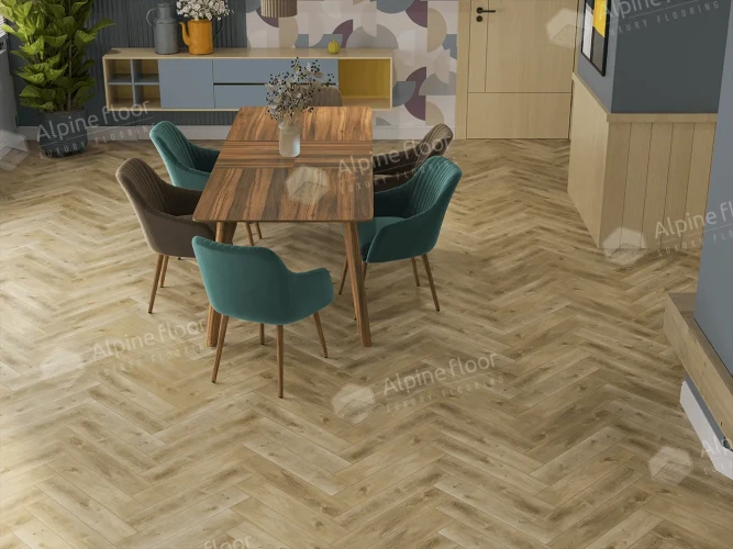 Виниловая плитка Alpine floor Parquet LVT Eco 16-34 Дуб Кастор на otdelka1.ru