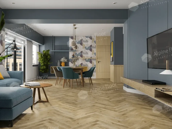 Виниловая плитка Alpine floor Parquet LVT Eco 16-34 Дуб Кастор на otdelka1.ru