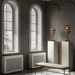 Экран для радиатора Cosca Модерн короб 600х900х200 мм перфорация Дедало