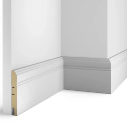 Плинтус  МДФ Cosca AP17 белый под покраску