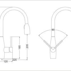 Смеситель Oulin OL-8016