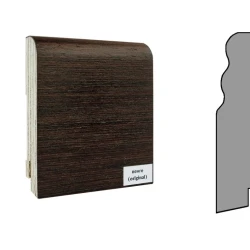 Плинтус шпонированный Finitura Dekor 100x30 Венге