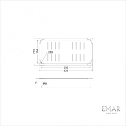 Коландер EMB-400 к мойке 117A корзина