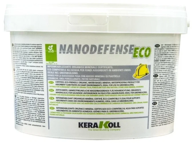 Гидроизоляция Kerakoll Nanodefense Eco  5 кг на otdelka1.ru