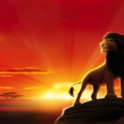 1-418 Фотообои KOMAR "Король Лев" 202смх0,73м бумажные