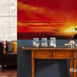 1-418 Фотообои KOMAR "Король Лев" 202смх0,73м бумажные