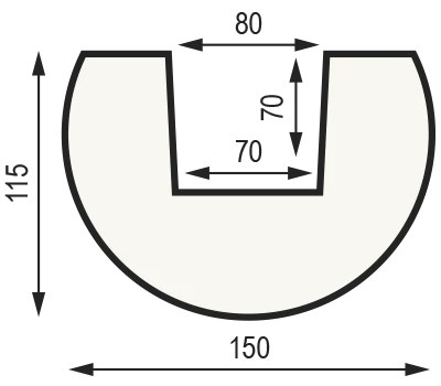 Балка Уникс Р2 из полиуретана на otdelka1.ru