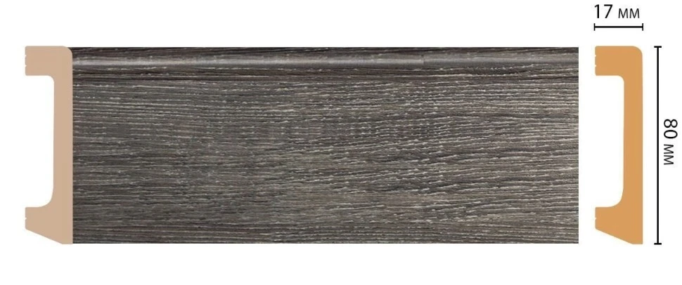 Плинтус напольный Decomaster D235-87 на Otdelka1.ru
