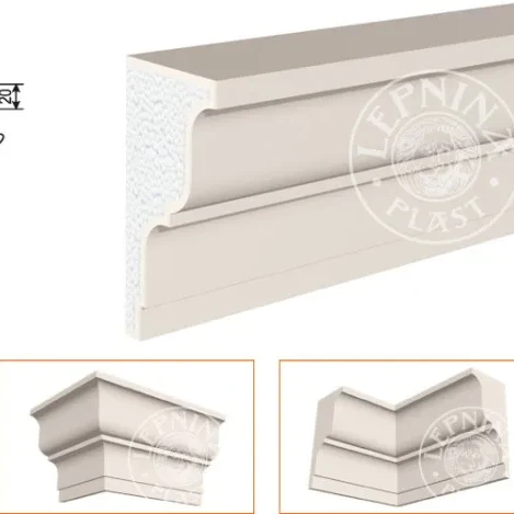 Фасадный карниз LepninaPlast КВ-300/2 на otdelka1.ru