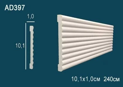 Молдинг гладкий Perfect / Перфект AD397F на otdelka1.ru