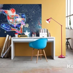 1-426 Фотообои KOMAR "Человек-Паук Неон" 184х127 см бумажные