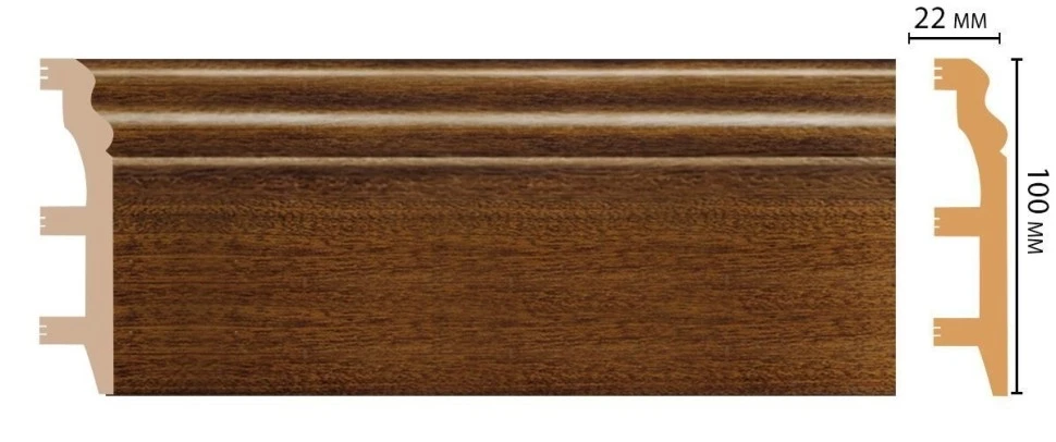 Плинтус напольный Decomaster D232-75 на otdelka1.ru