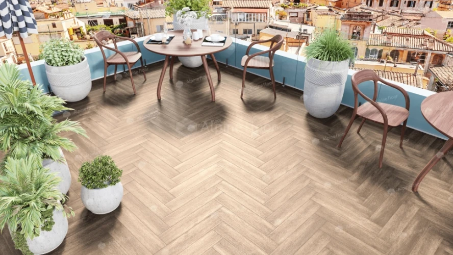 Кварц-виниловый ламинат Alpine Floor Parquet Premium ECO 19-10 Макадамия на otdelka1.ru