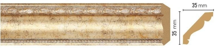 Карниз потолочный Decomaster 155S-553 на otdelka1.ru