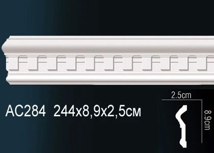 Молдинг с рисунком Perfect / Перфект AC284 на Otdelka1.ru