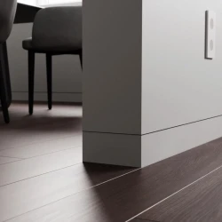 Скрытый плинтус LWD Черный Муар 80 мм