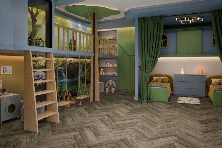 Кварц-виниловая плитка Damy Floor London клеевая Оксфорд на otdelka1.ru