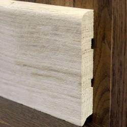 Плинтус массивный Дуб 100x15 мм прямой