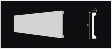 Плинтус полимерный Decor Dizayn DD708 на otdelka1.ru