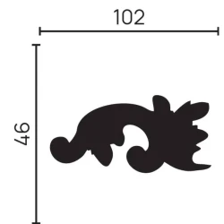 Декоративный элемент Decor Dizayn H1-DD35 LR