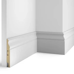 Плинтус  МДФ Cosca AP21 белый под покраску