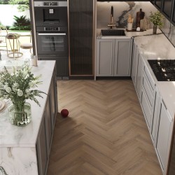 Каменный ламинат My Step SWF Herringbone MS8418 Дуб Бромо