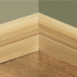 Плинтус массивный Паркетофф / Parketoff Бамбук натур горизонтальный