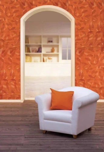 Натуральные обои Cosca Листья Прима Рохо 0.91 x 10 м на otdelka1.ru